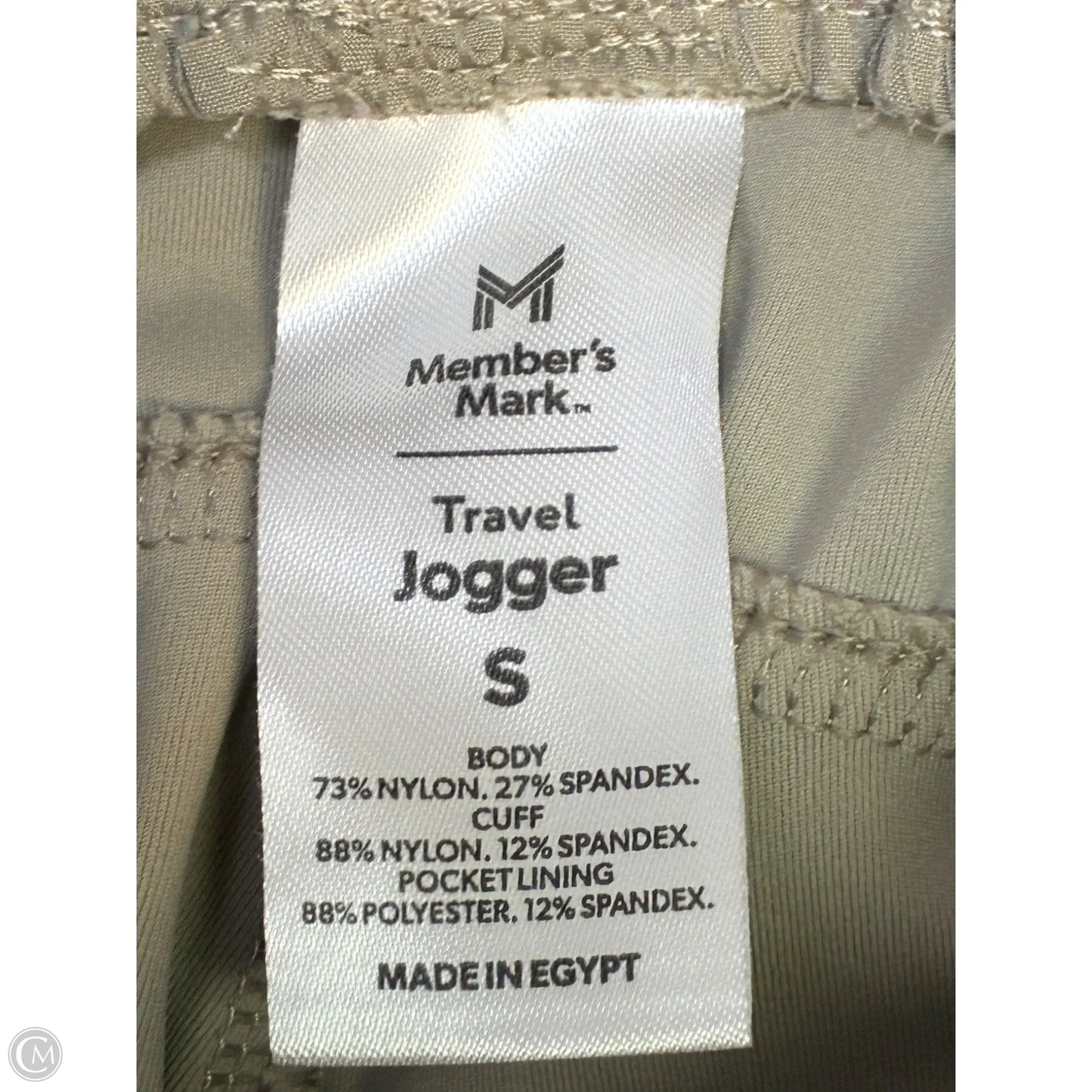 Athletic Pants By Members Mark In Tan, Size: S