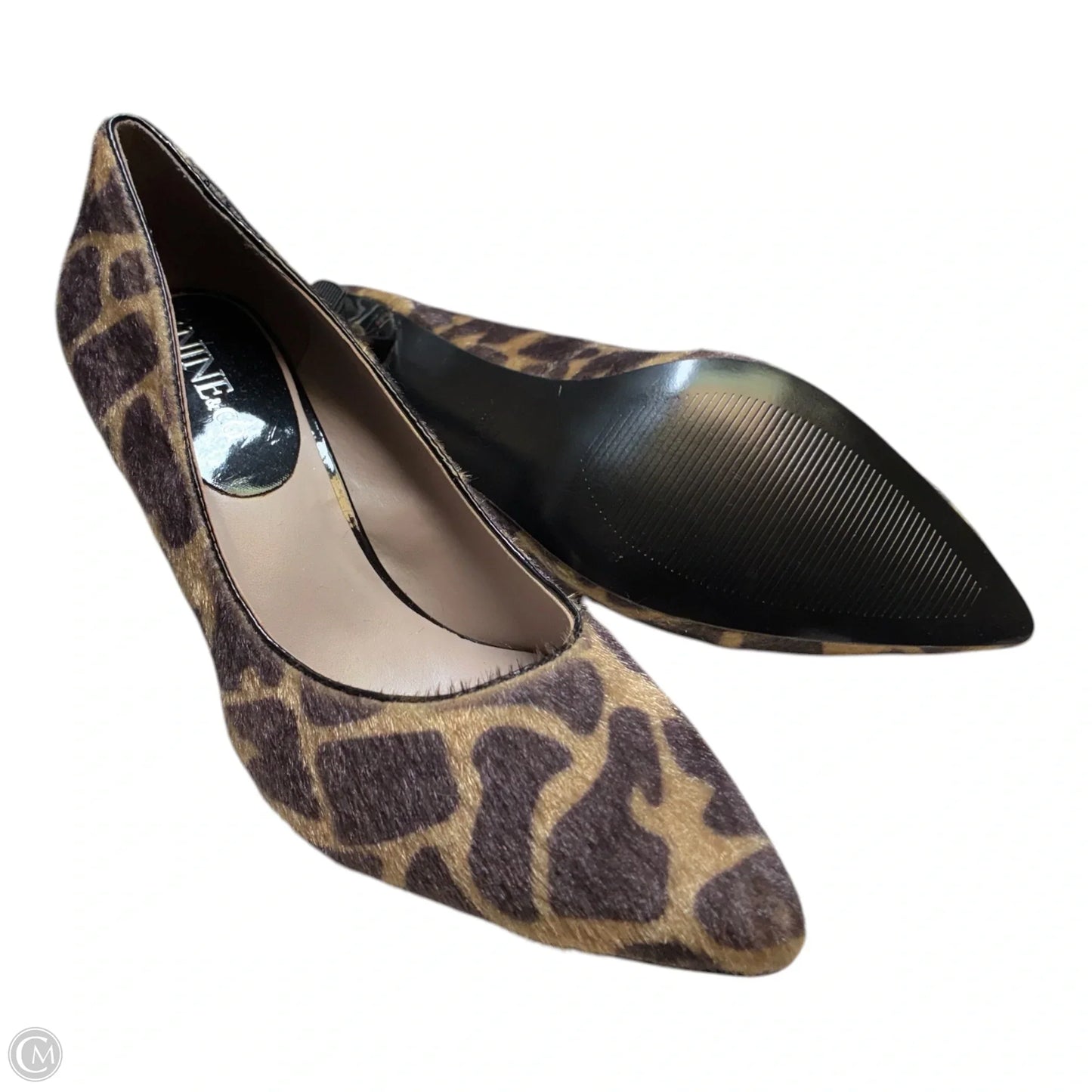 Shoes Heels Stiletto By Nine And Company In Animal Print, Size: 7