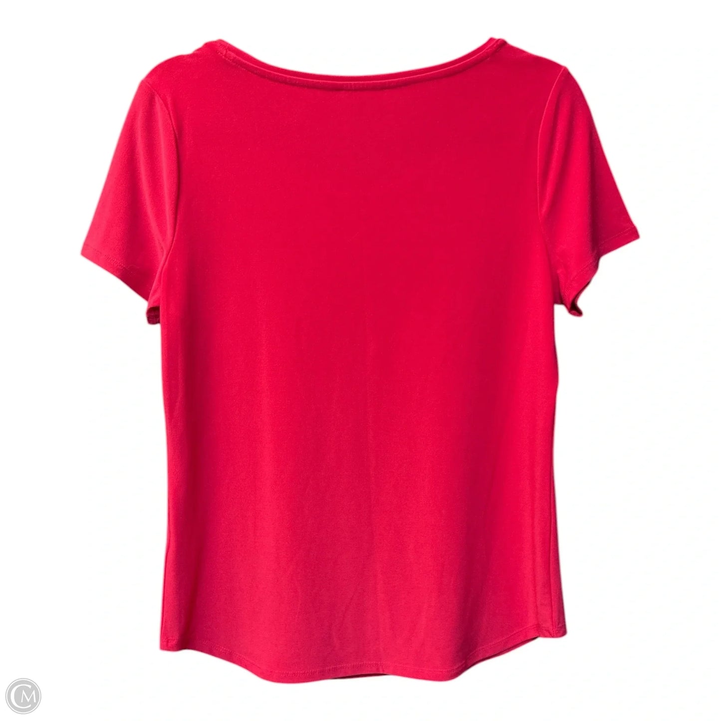 Top Short Sleeve By Roz And Ali In Pink, Size: S