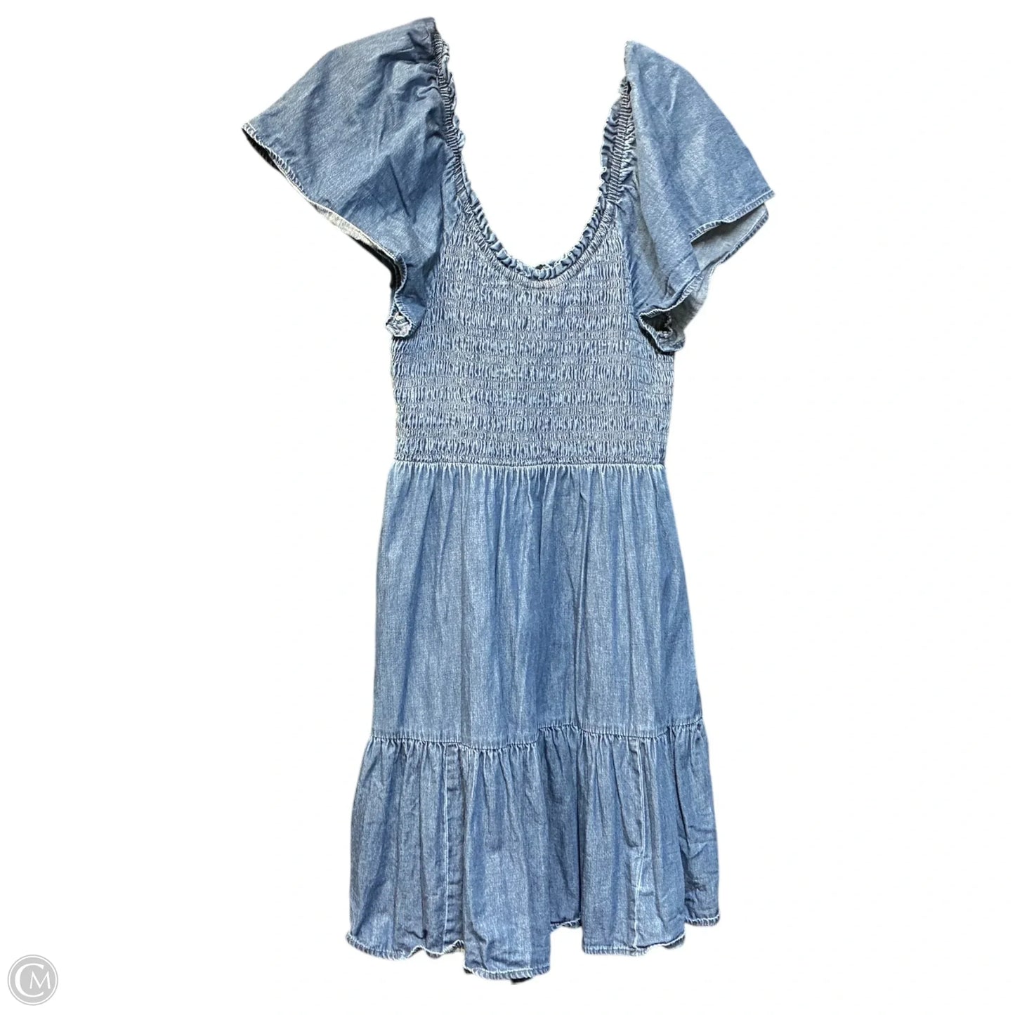Dress Casual Short By Gap In Blue Denim, Size: L