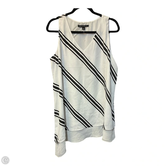 Tunic Sleeveless By Zac And Rachel In Black & White, Size: Xl