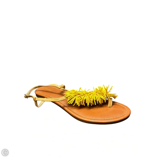 Sandals Flats By Indigo Rd In Yellow, Size: 9