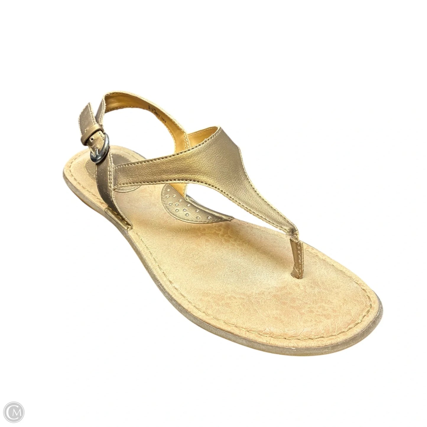 Sandals Flats By Cme In Bronze, Size: 8