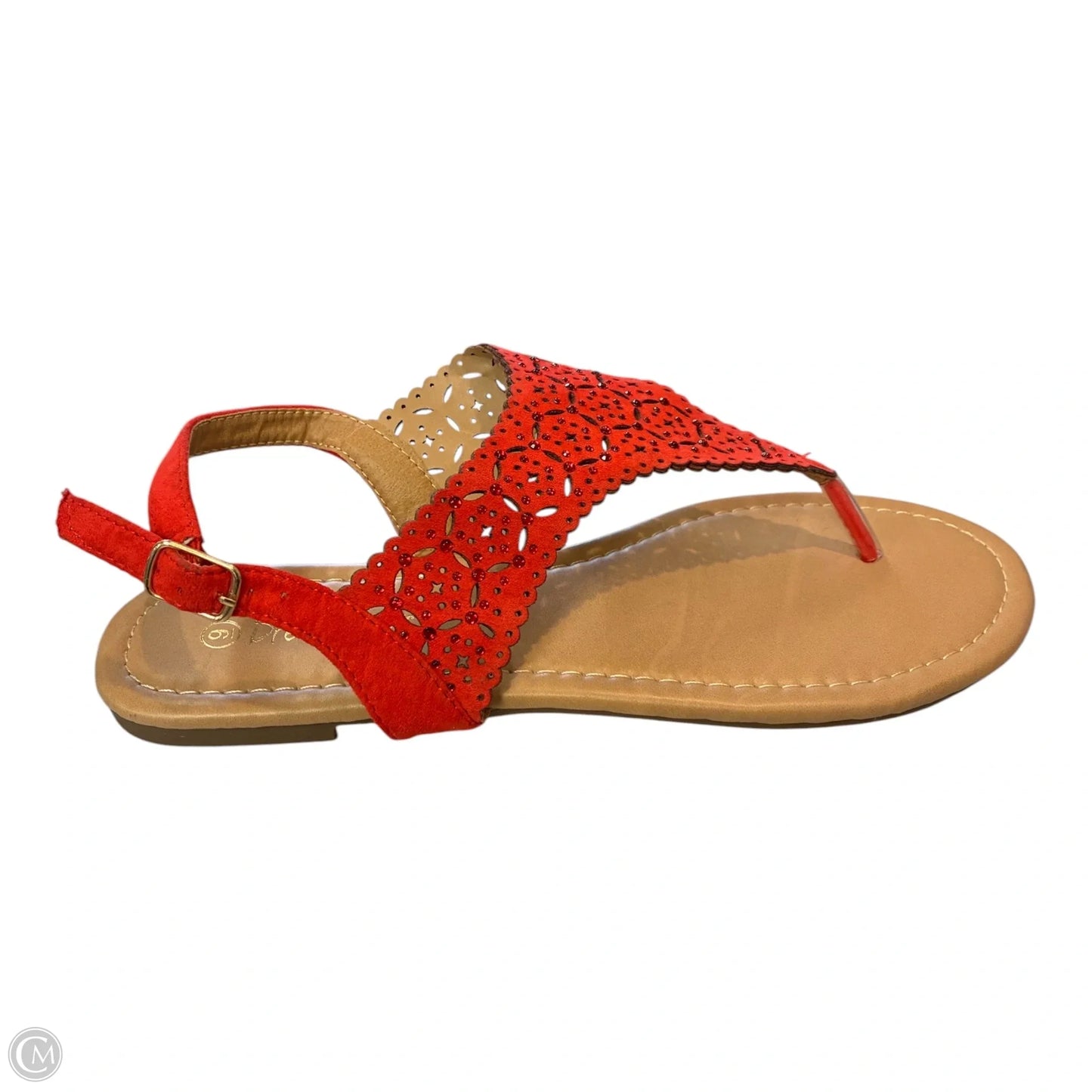 Sandals Flats By Dream Pairs In Red, Size: 9