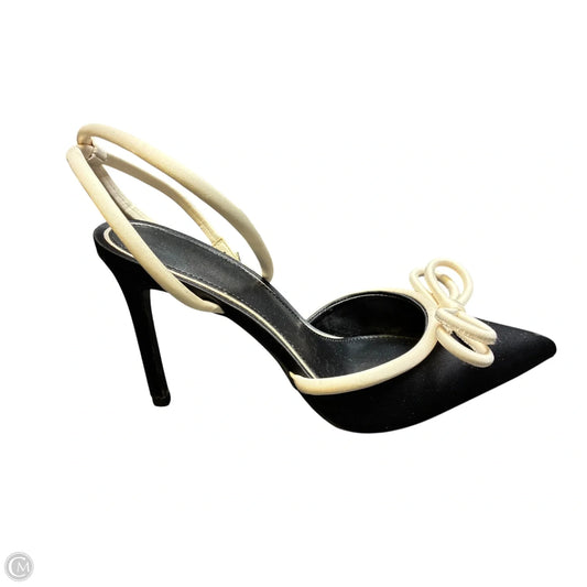 Shoes Heels Stiletto By Gianni Bini In Black & Cream, Size: 8