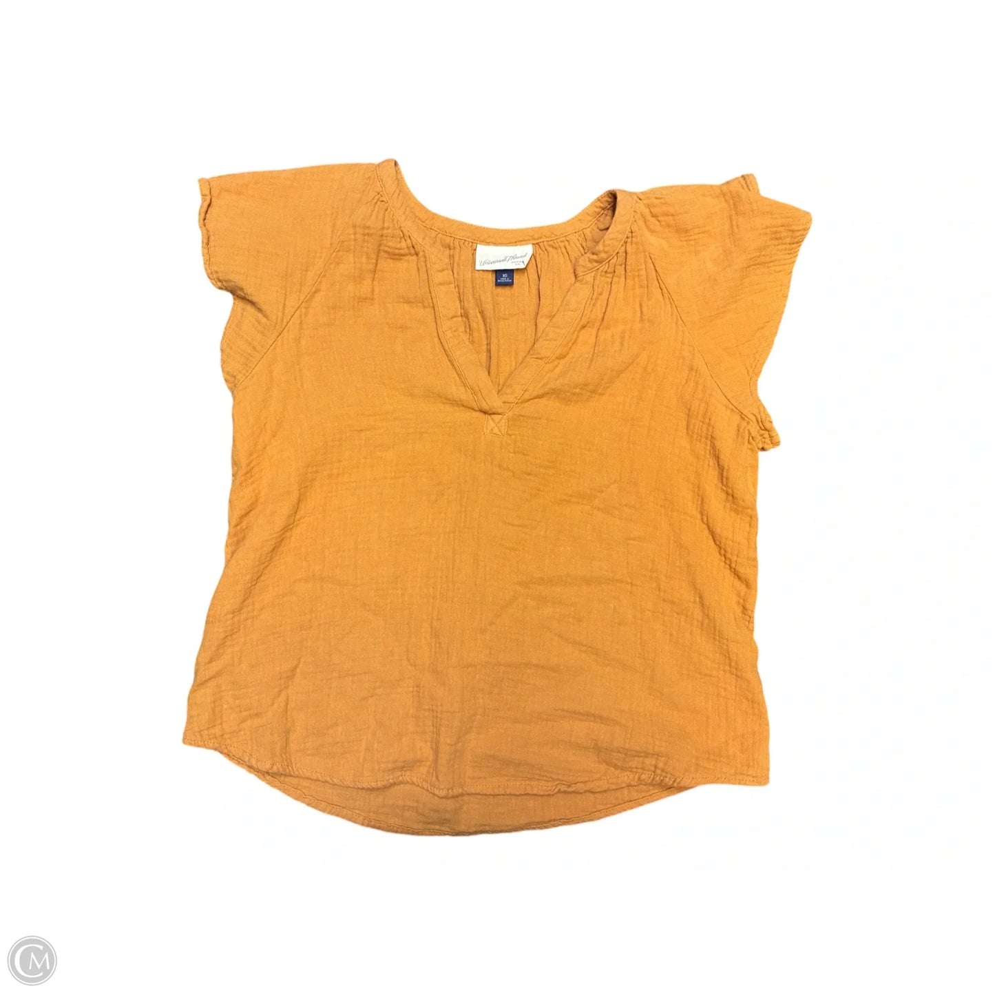 Top Short Sleeve By Universal Thread In Orange, Size: Xs