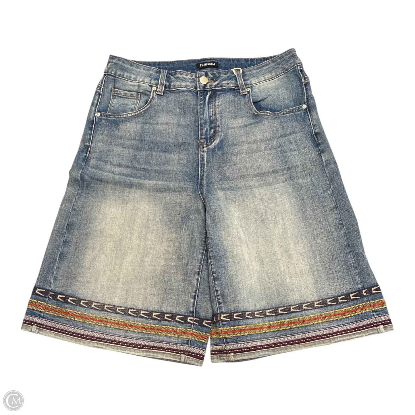 Shorts By Cme In Blue Denim, Size: 8