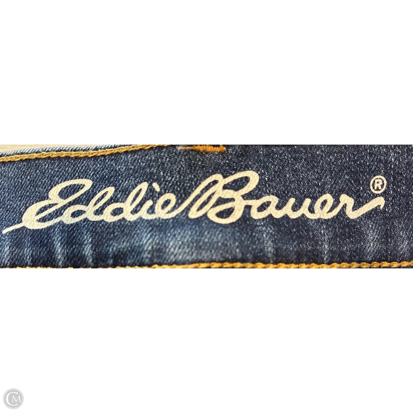 Jeans Straight By Eddie Bauer In Blue Denim, Size: 6