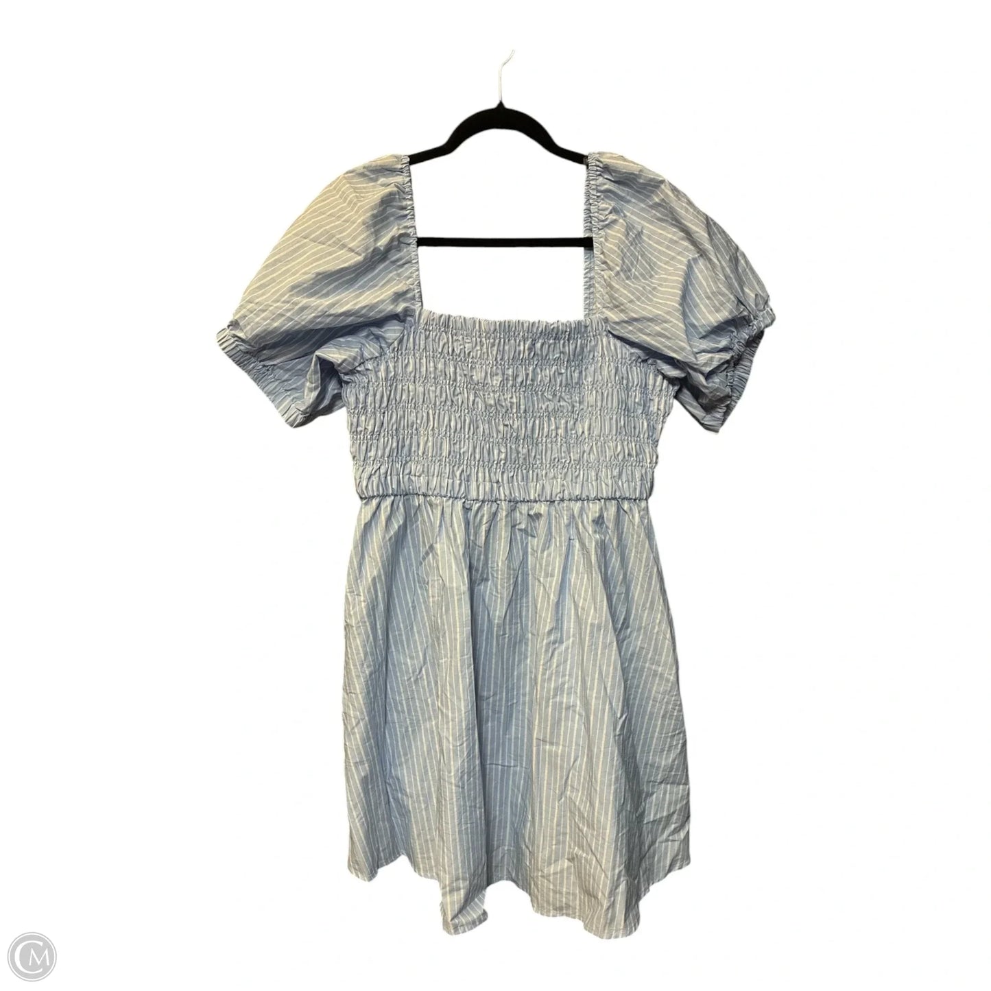 Dress Casual Short By Celebrity Pink In Blue, Size: Xxl