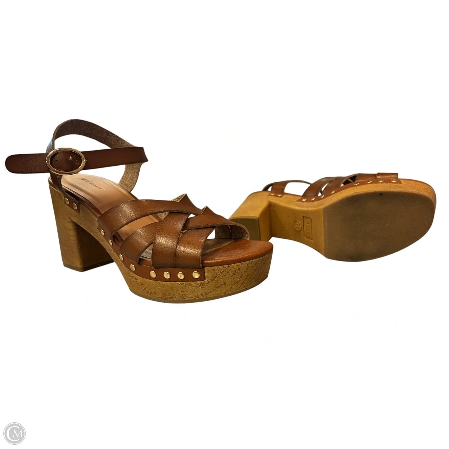 Sandals Flip Flops By Old Navy In Brown, Size: 7.5