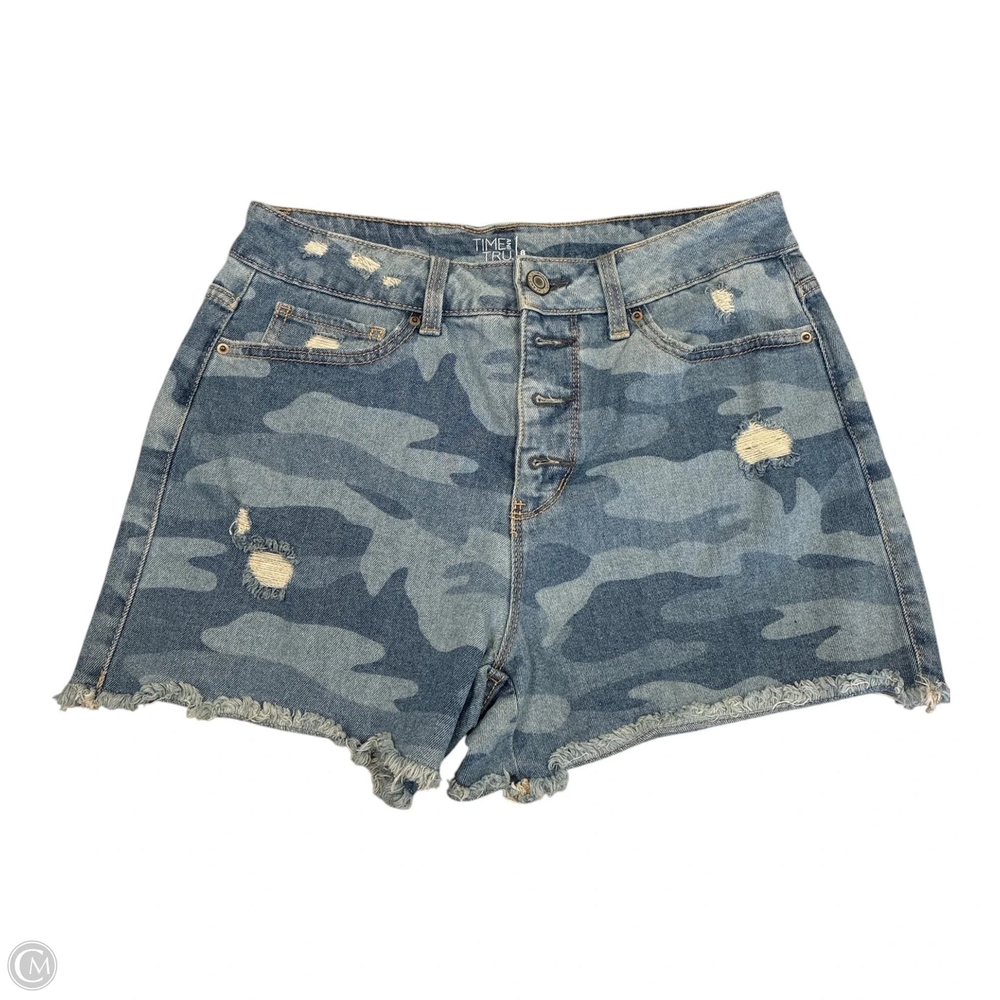 Shorts By Time And Tru In Blue Denim, Size: 8