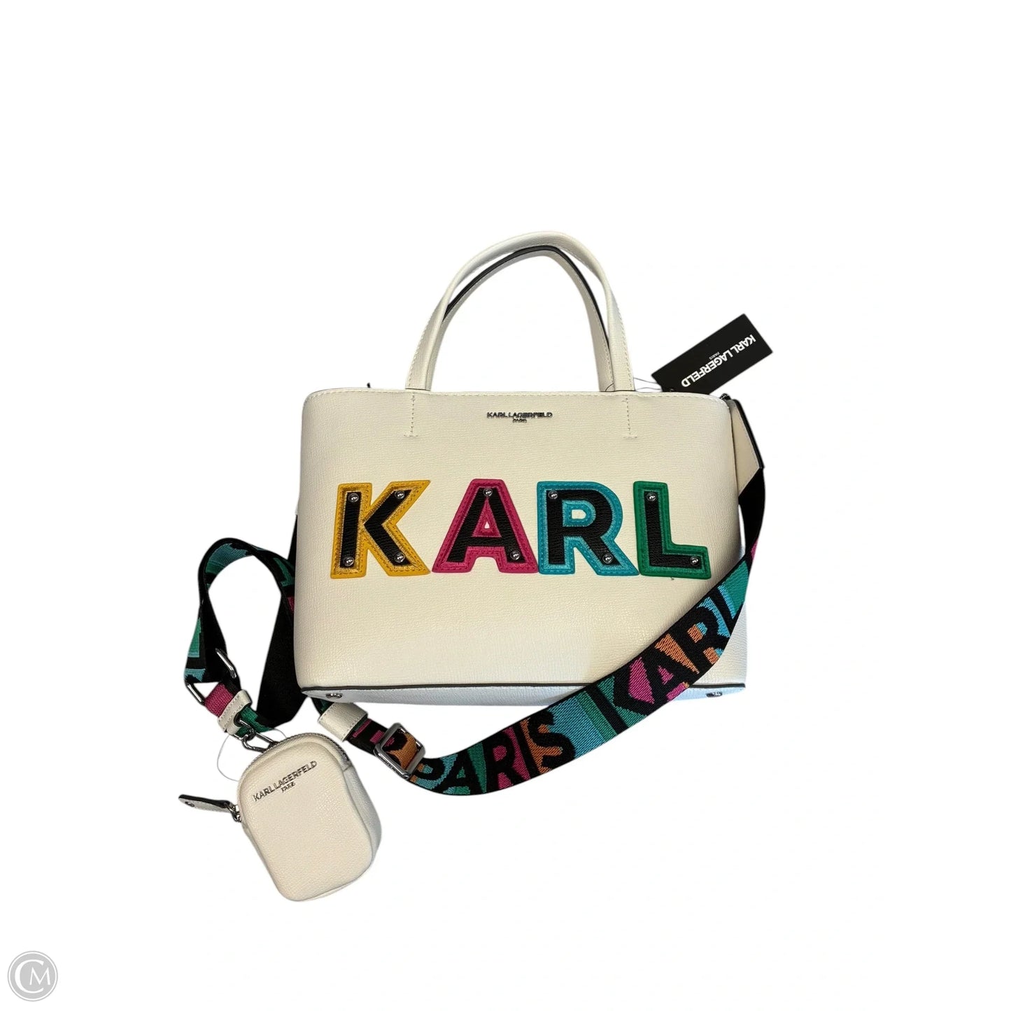 Handbag Designer By Karl Lagerfeld, Size: Small