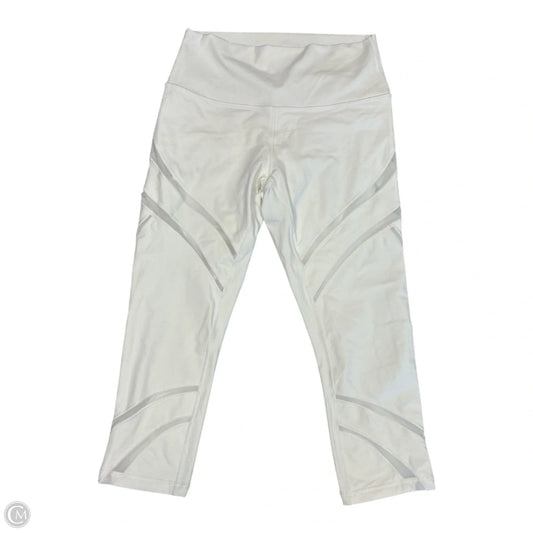 Athletic Capris By Lululemon In White, Size: M