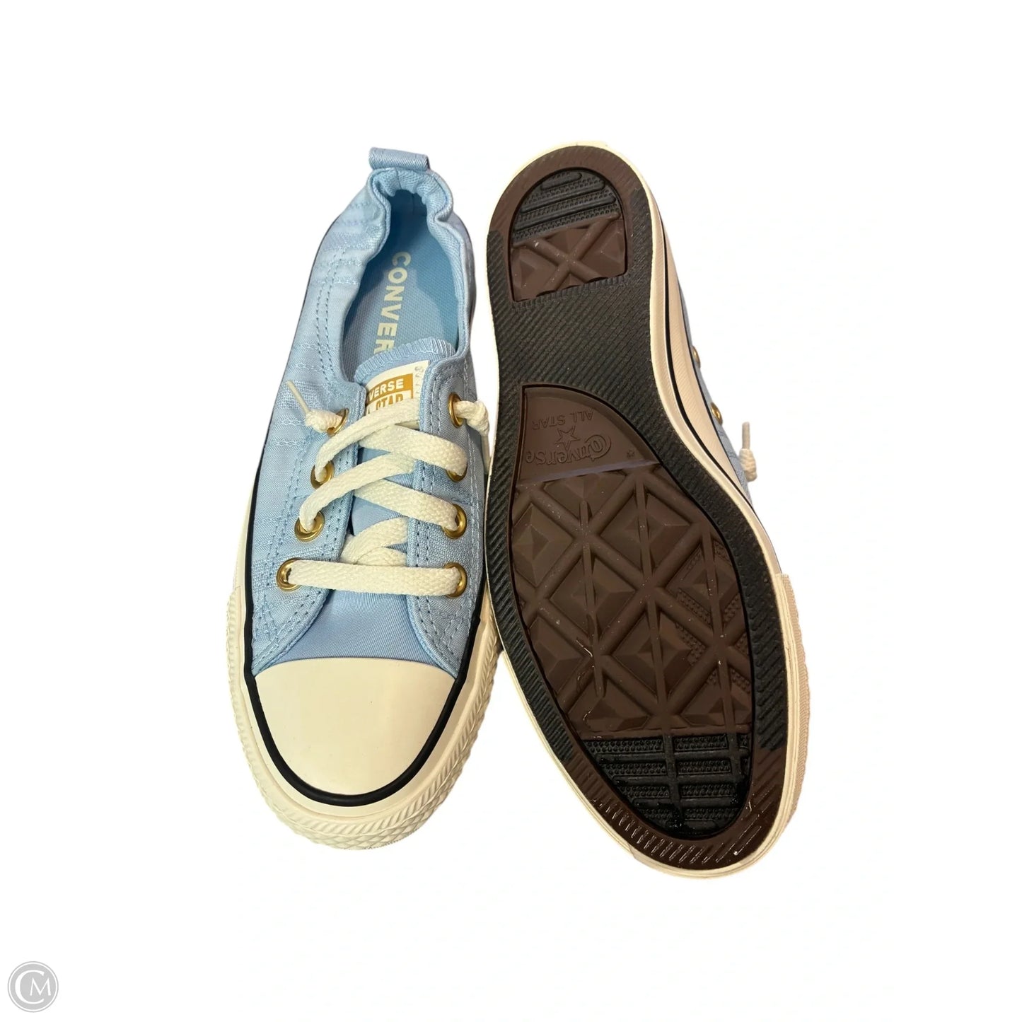 Shoes Sneakers By Converse In Blue & White, Size: 6.5
