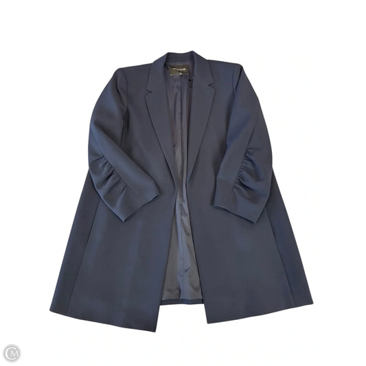 Blazer Designer By Lafayette 148 In Navy, Size: L