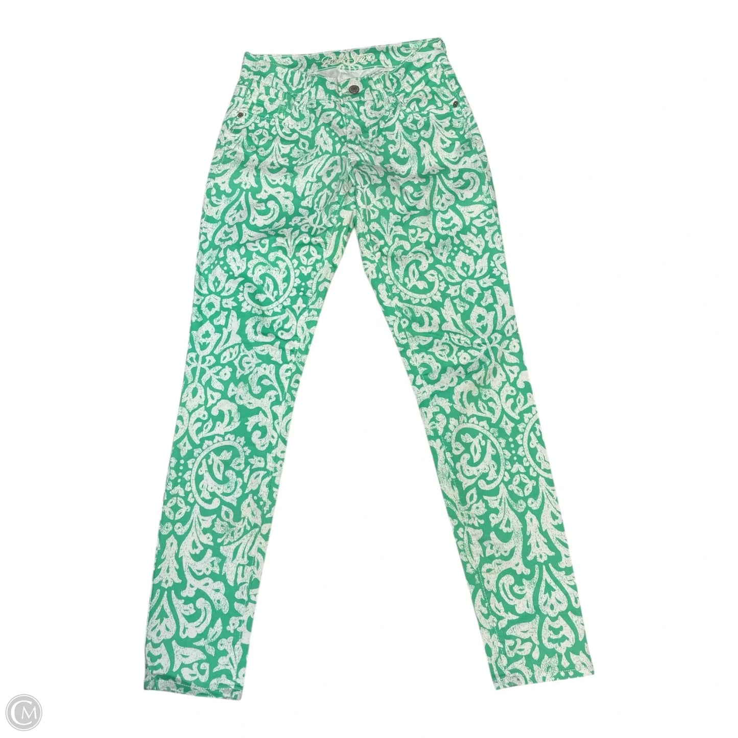 Jeans Skinny By Old Navy In Green, Size: 4
