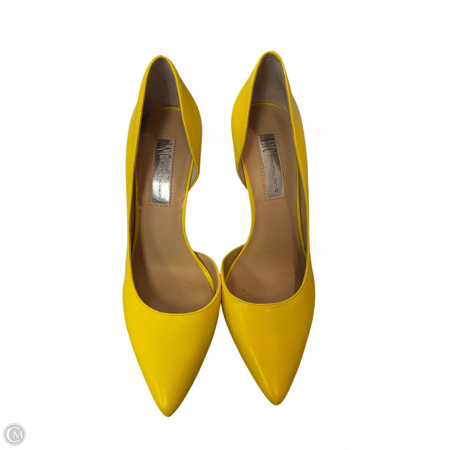 Shoes Heels Stiletto By Inc In Yellow, Size: 7