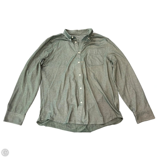 Top Long Sleeve By J. Crew In Green, Size: Xl