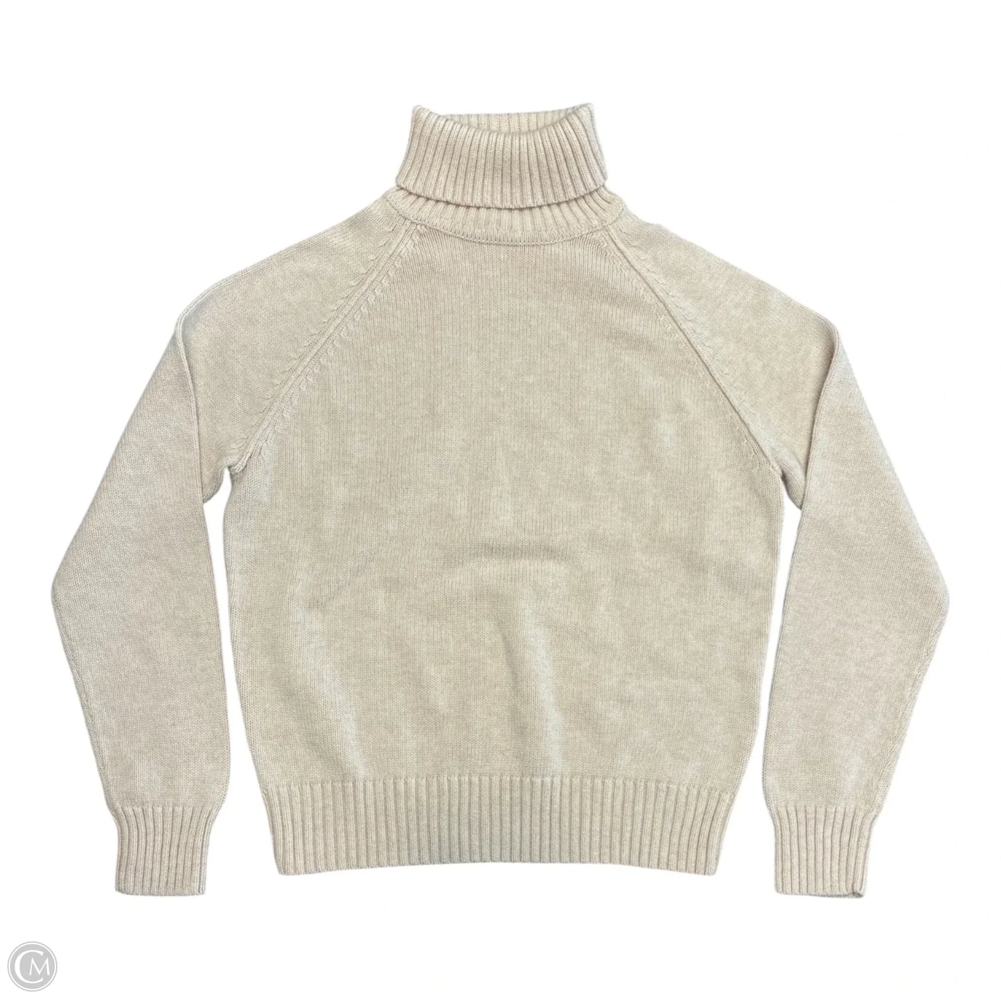 Sweater By Jeanne Pierre In Beige, Size: M