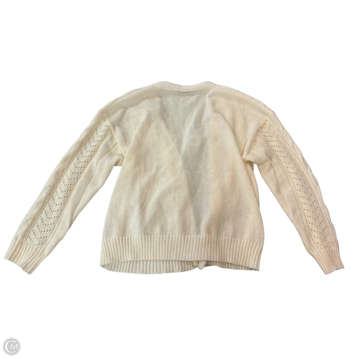 Sweater Cardigan By Nanette By Nanette Lepore In Cream, Size: L