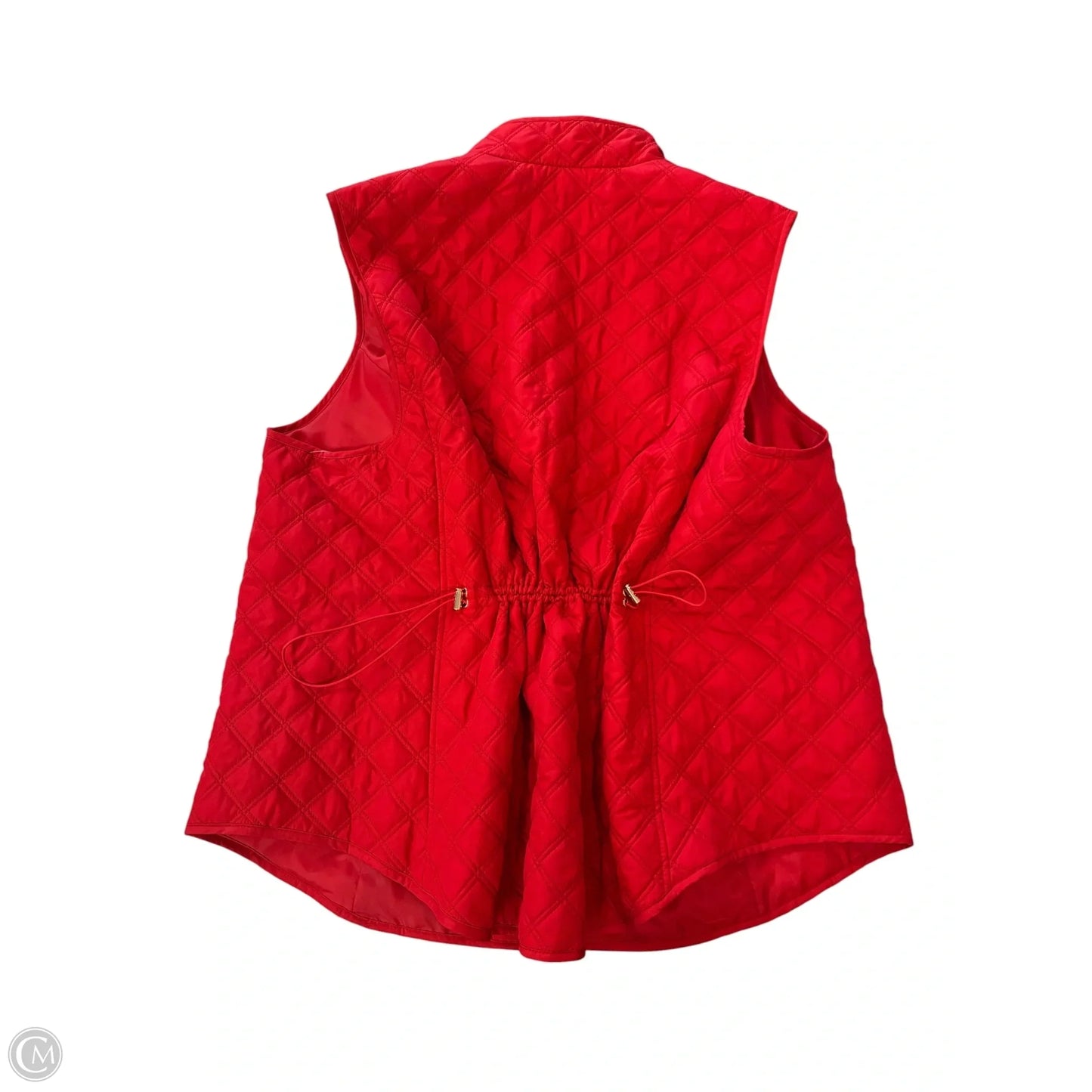 Vest Puffer & Quilted By Croft And Barrow In Red, Size: 3x