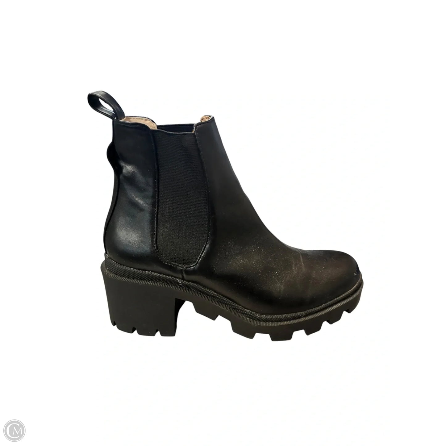 Boots Ankle Heels By Steve Madden In Black, Size: 8