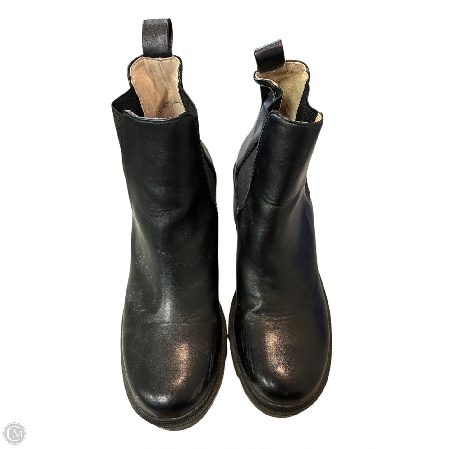 Boots Ankle Heels By Steve Madden In Black, Size: 8