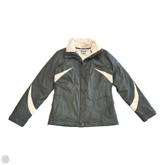 Coat Other By Columbia In Grey & White, Size: S