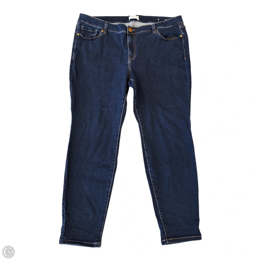 Jeans Skinny By Lane Bryant In Blue Denim, Size: 22
