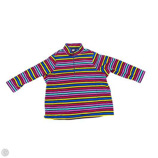 Jacket Fleece By Lands End In Multi-colored, Size: 3x
