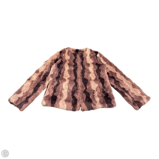 Jacket Faux Fur & Sherpa By Sam Edelman In Purple, Size: L