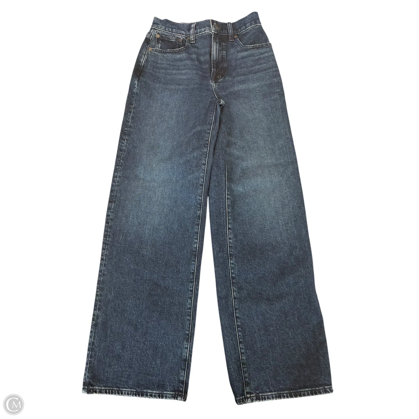 Jeans Wide Leg By Madewell In Blue Denim, Size: 2