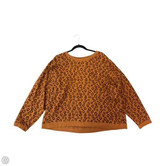 Sweater By Time And Tru In Animal Print, Size: Xl