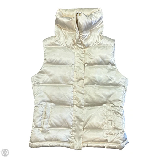 Vest Puffer & Quilted By Talbots In Cream, Size: Sp