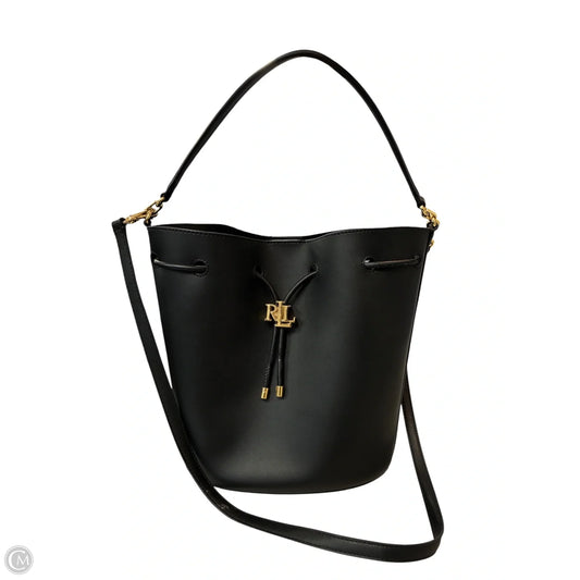 Handbag Leather By Ralph Lauren, Size: Medium