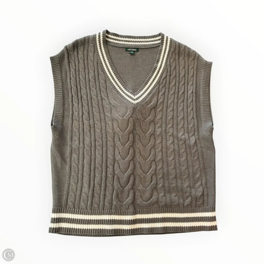 Vest Sweater By Wild Fable In Grey & White, Size: Xs