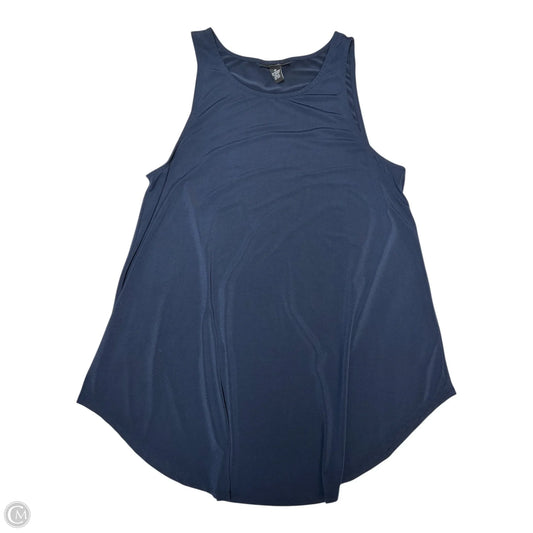 Top Sleeveless By Alfani In Navy, Size: M