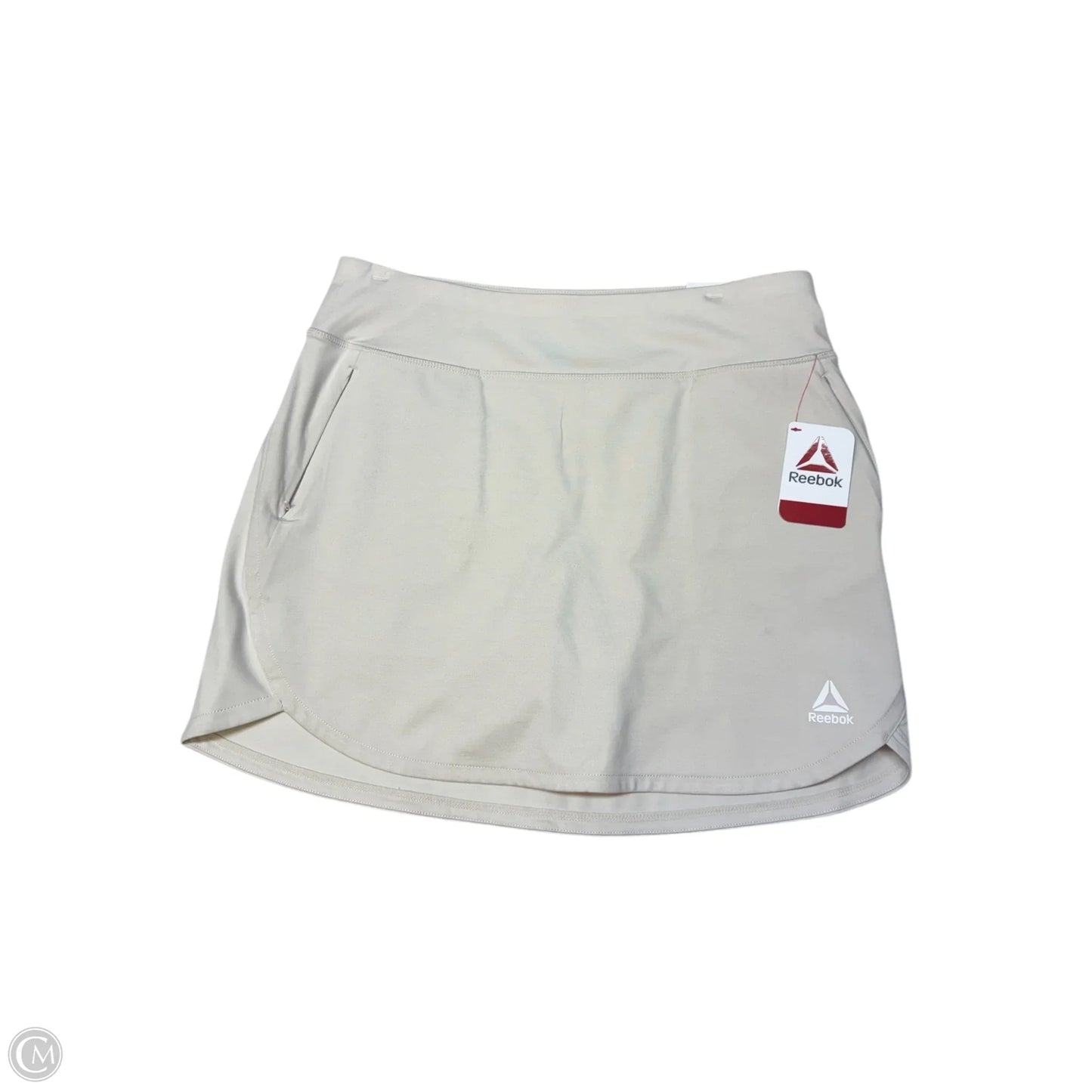 Athletic Skort By Reebok In Beige, Size: L