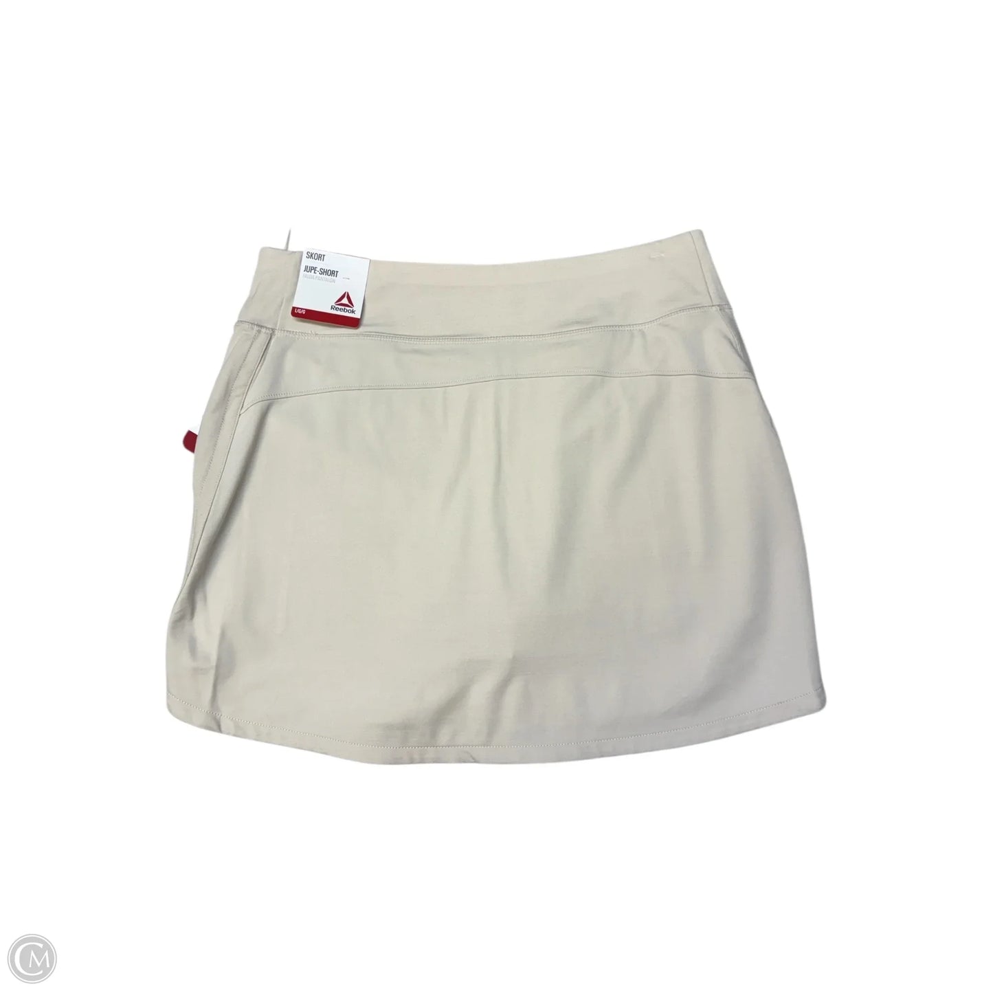 Athletic Skort By Reebok In Beige, Size: L