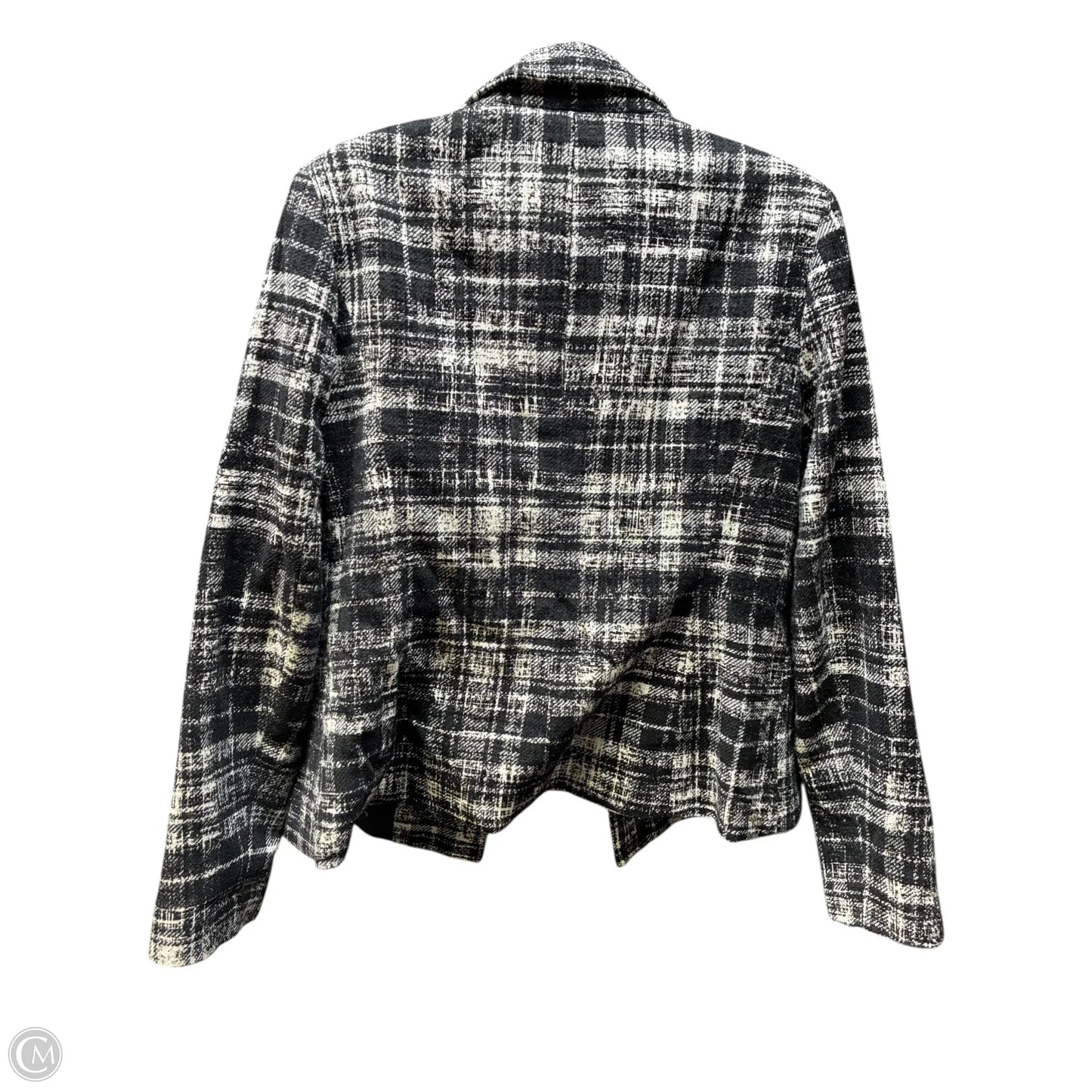 Jacket Other By Ann Taylor In Black & White, Size: L