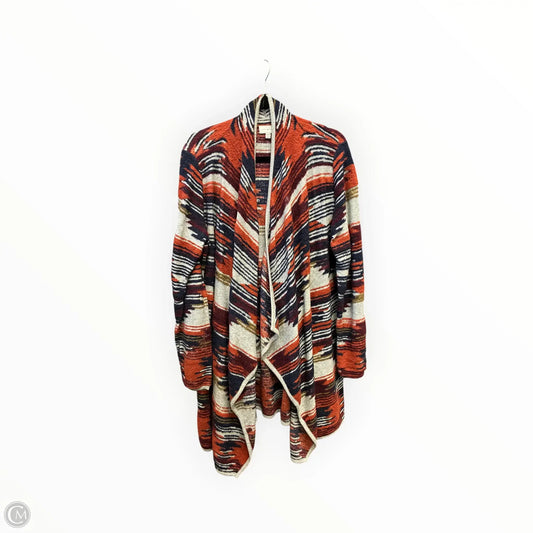 Sweater Cardigan By Lucky Brand In Multi-colored, Size: Xl