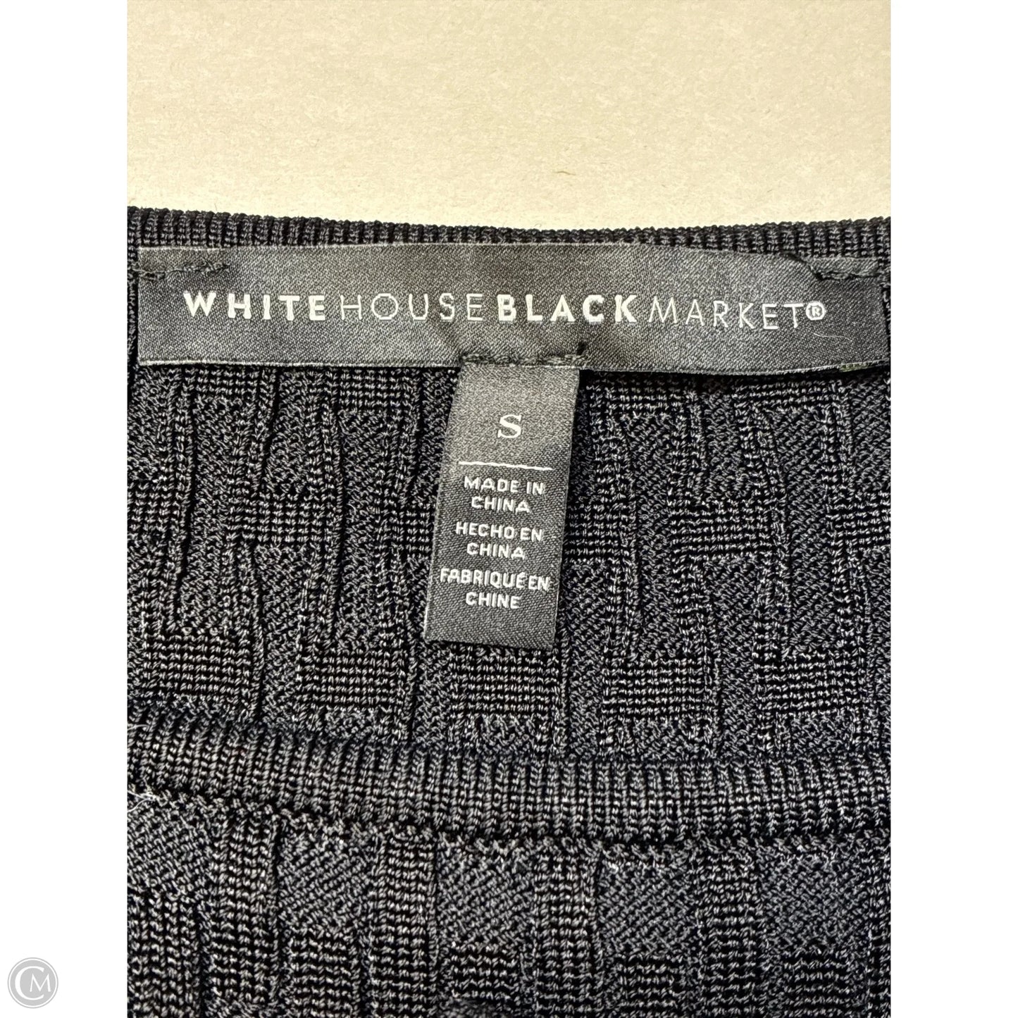 Dress Casual Short By White House Black Market In Black & Red, Size: S