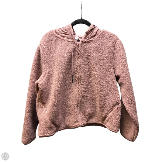 Jacket Fleece By Joy Lab In Pink, Size: Xl