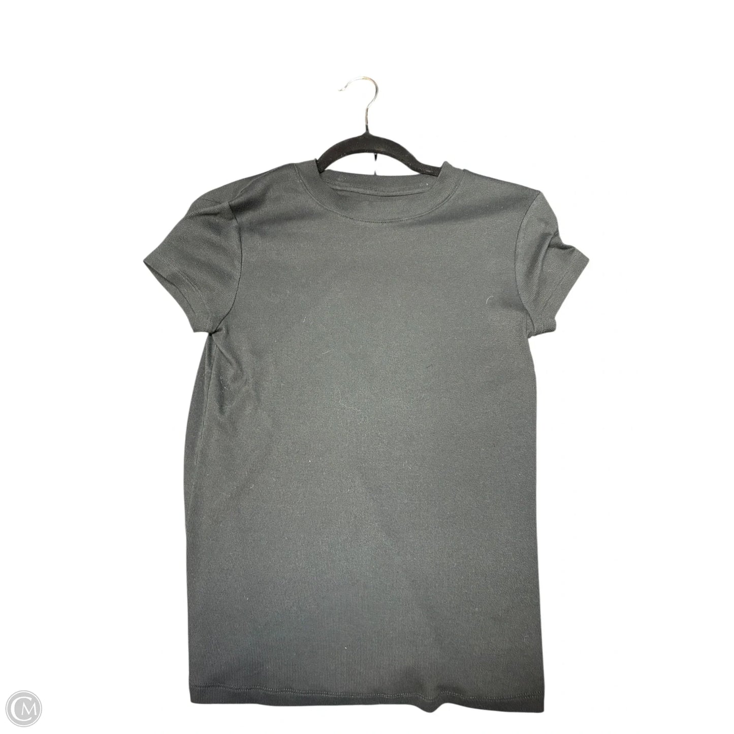 Top Short Sleeve Basic By A New Day In Black, Size: M
