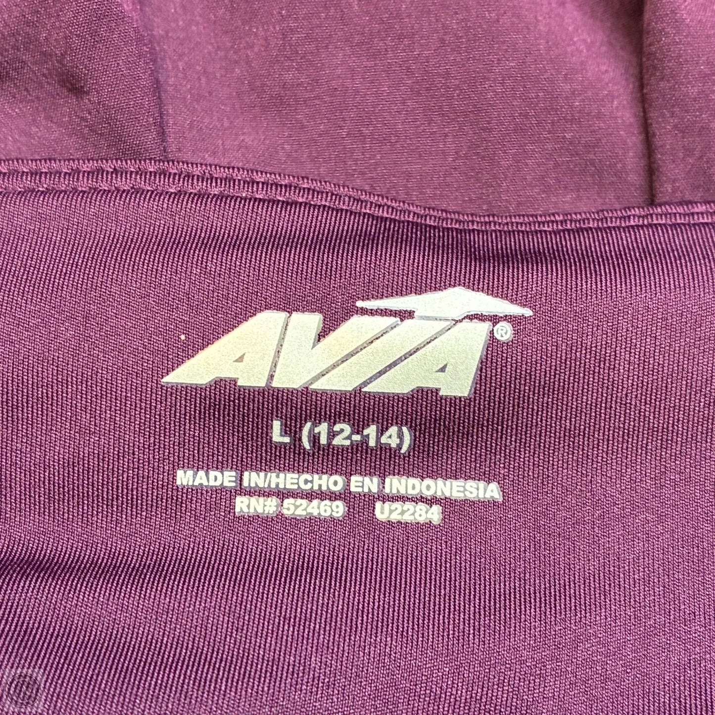 Athletic Shorts By Avia In Purple, Size: L