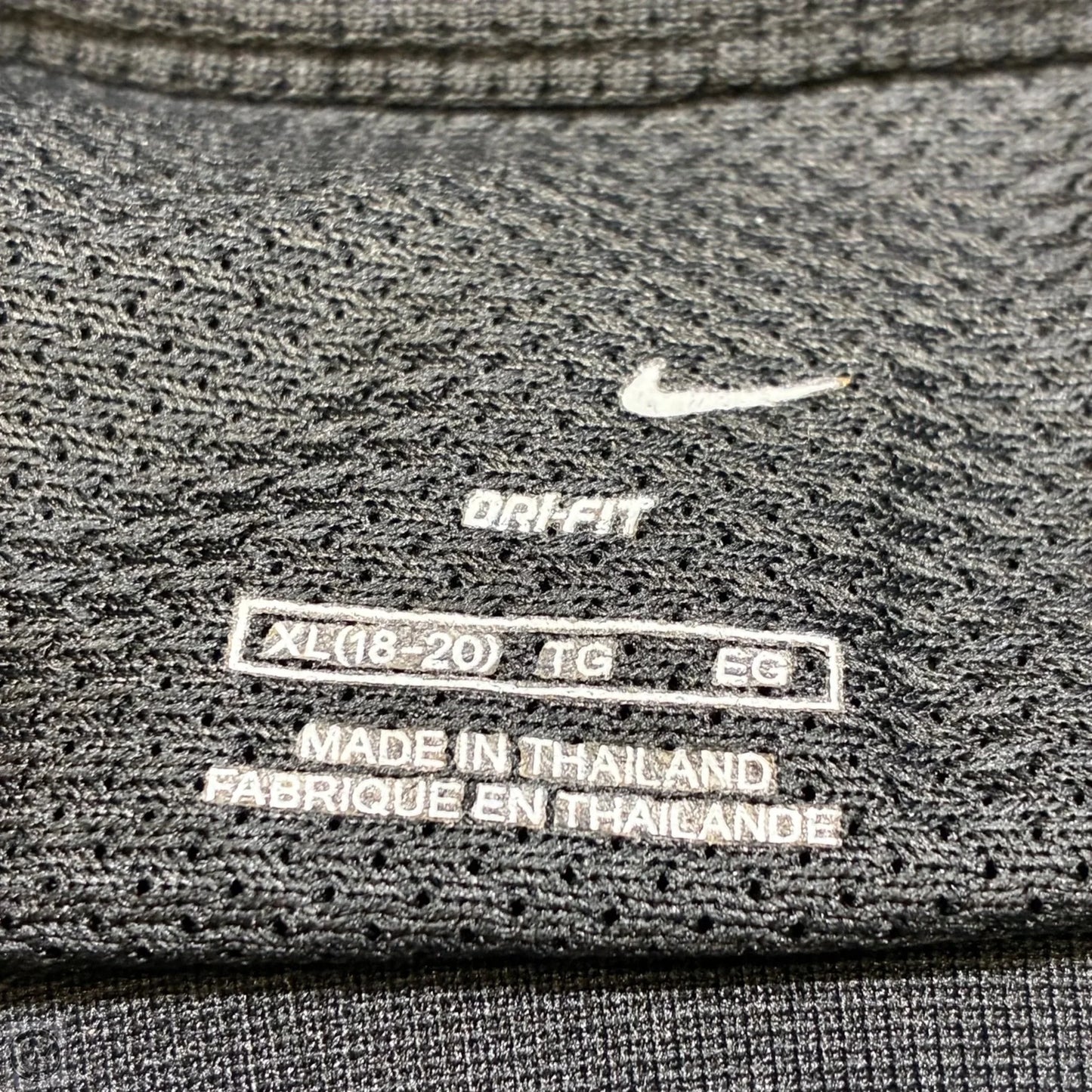 Athletic Top Short Sleeve By Nike In Black, Size: Xl