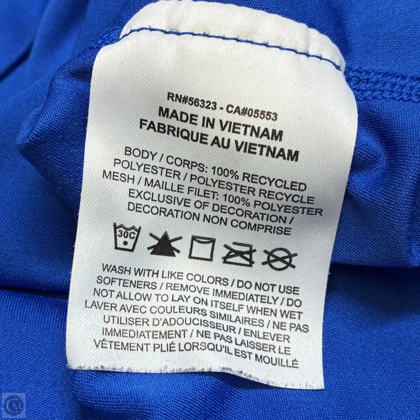 Athletic Tank Top By Nike In Blue, Size: L