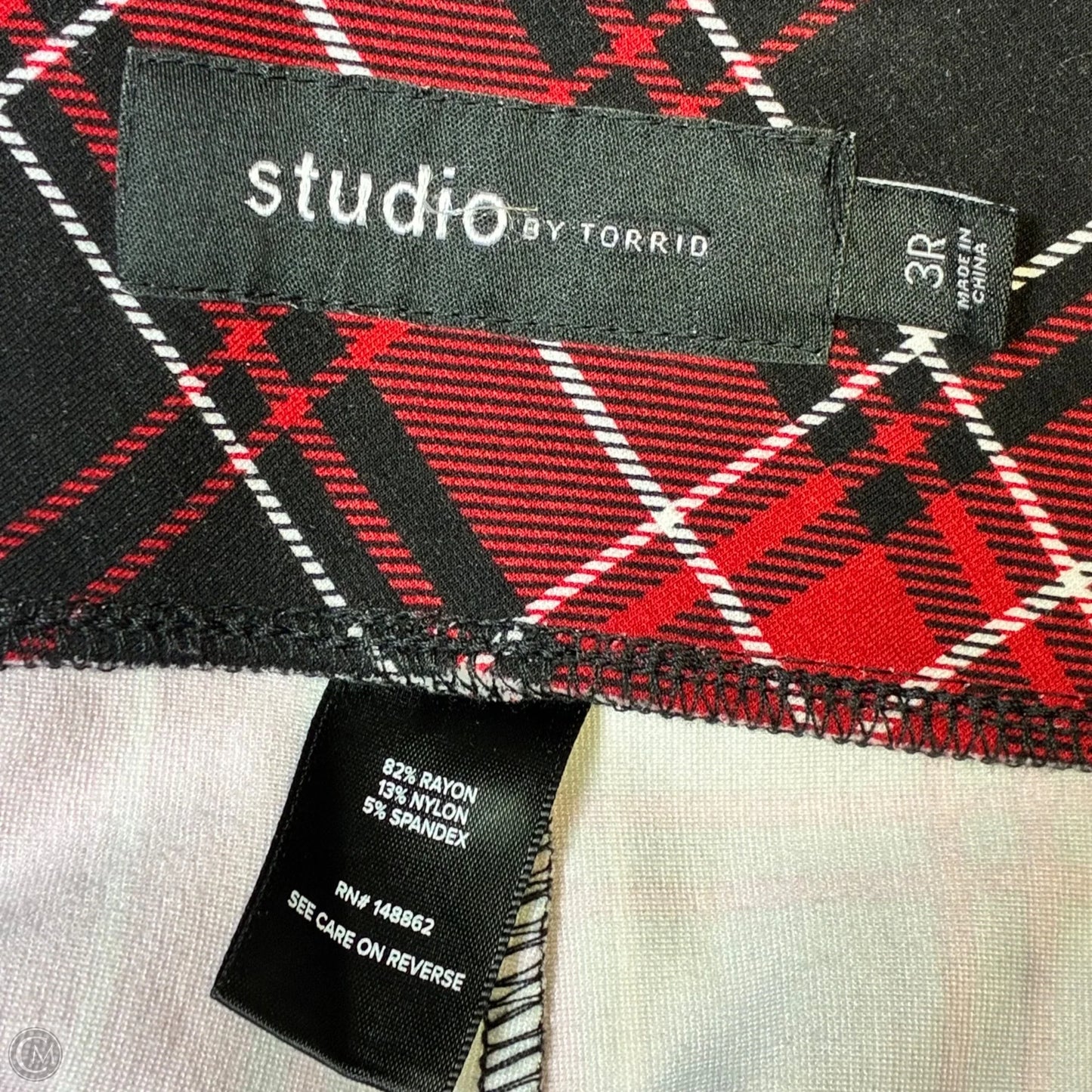 Pants Other By Studio In Plaid Pattern, Size: 3x