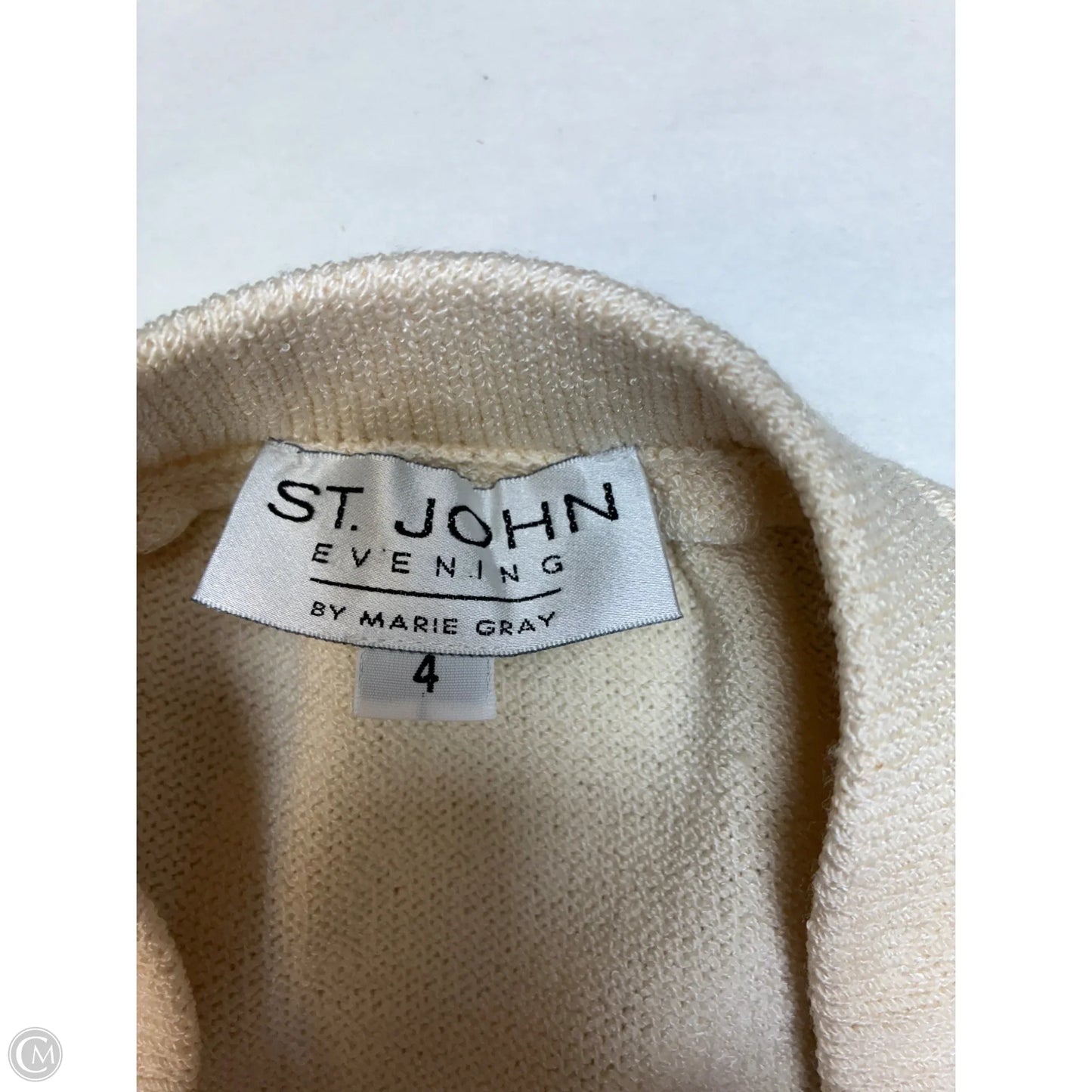 Skirt Luxury Designer By St John Collection In Cream, Size: 4