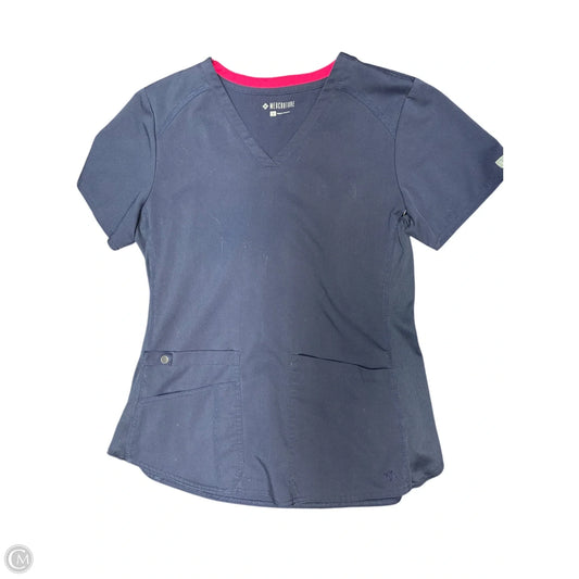 Top Short Sleeve By Clothes Mentor In Navy, Size: S